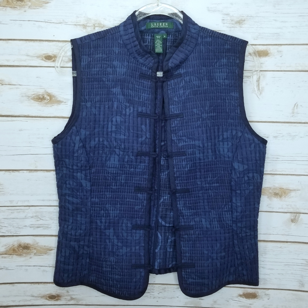 Ralph Lauren Oriental Style Vest Size Medium